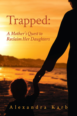 Trapped by Alexandra Karb, book cover design