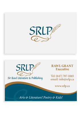book publisher business card