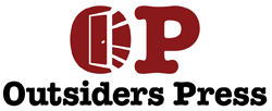 Outsiders Press, book publisher logo design