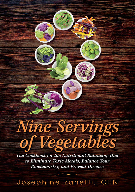 nine servings of vegetables